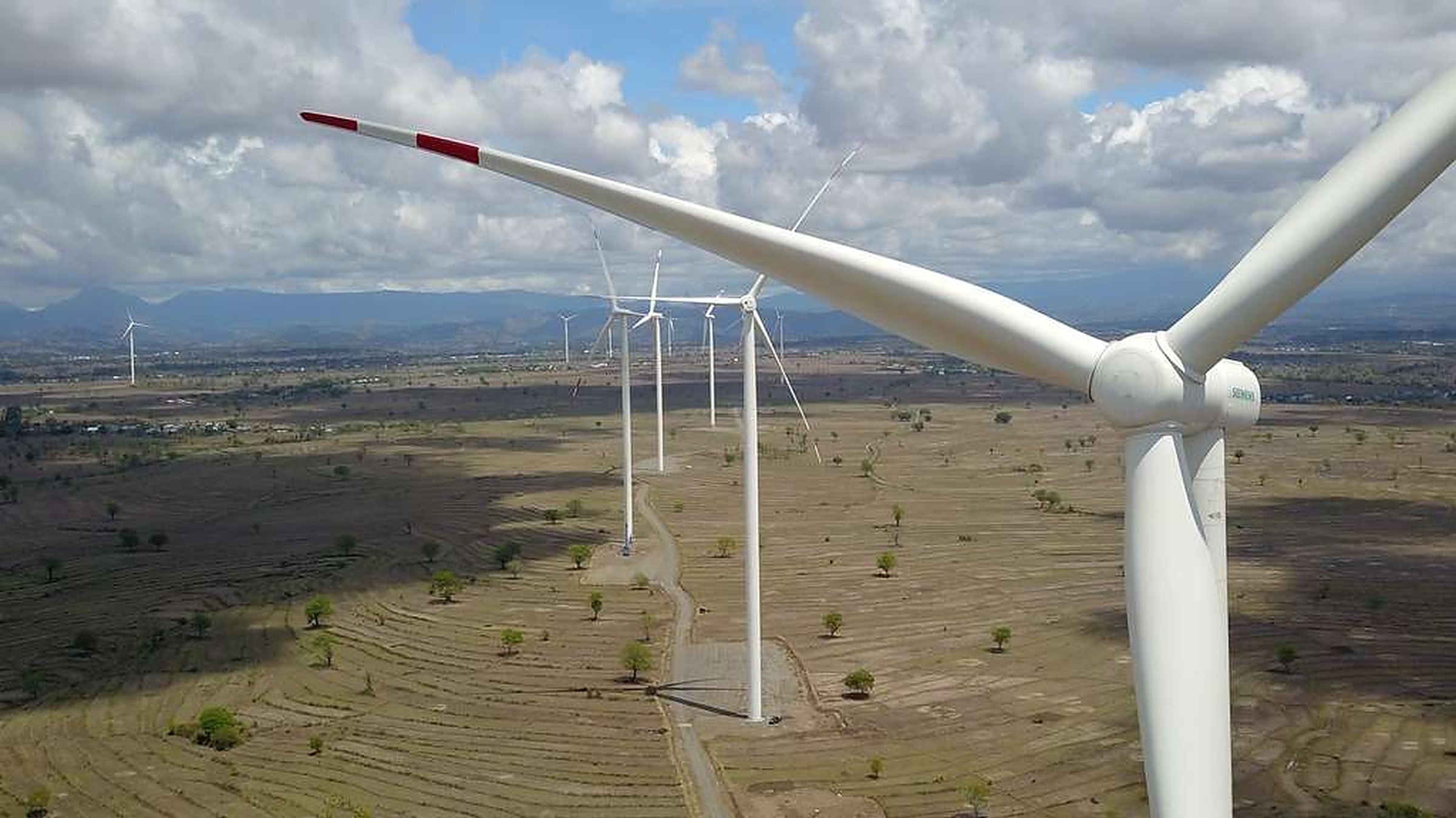 Wind turbines at the Assela wind farm