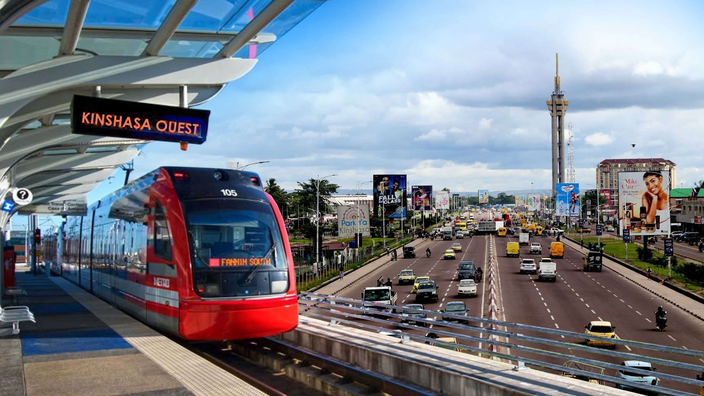 MetroKin urban railway, DRC