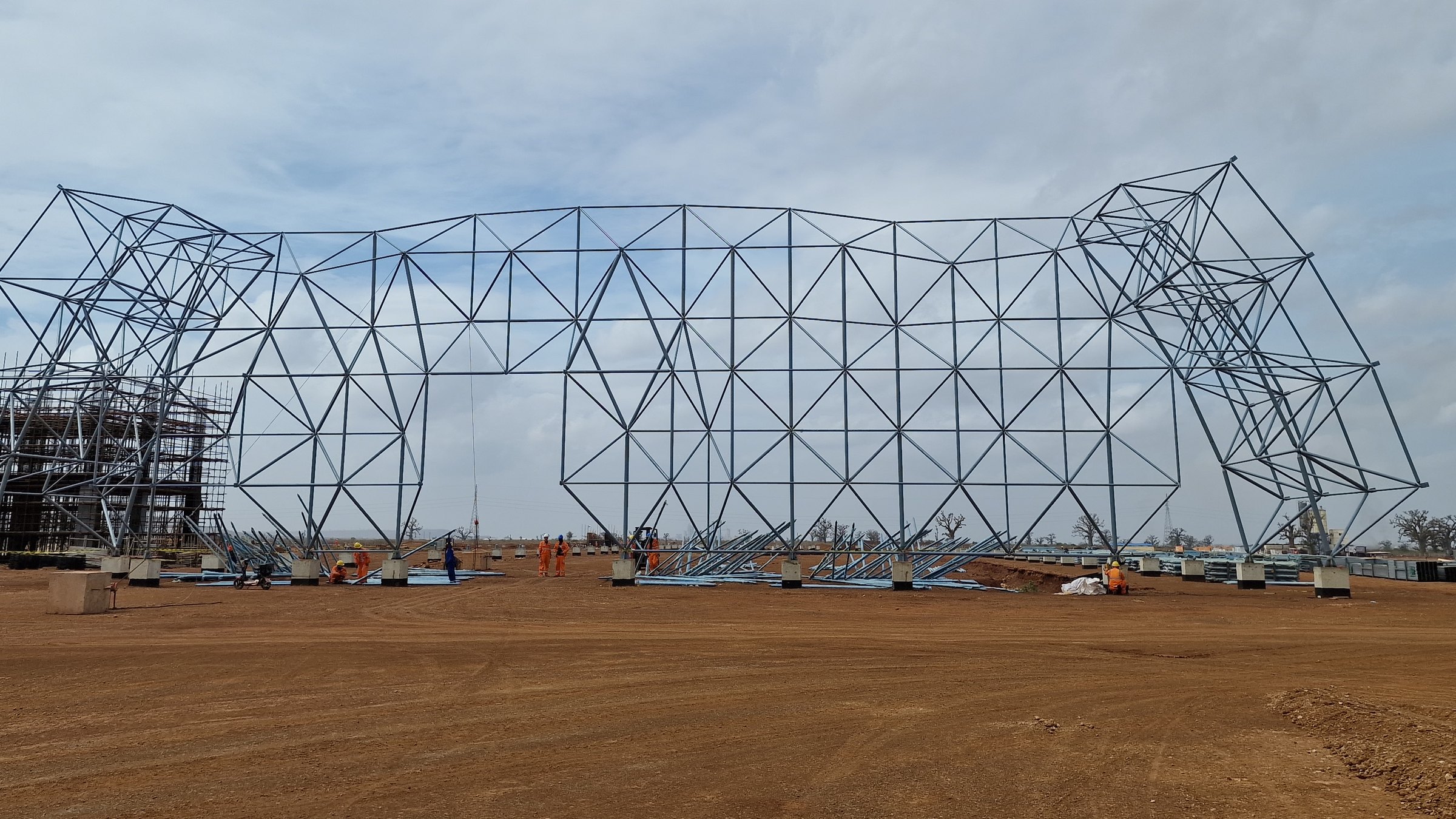 CIMAF cement plant construction, Senegal